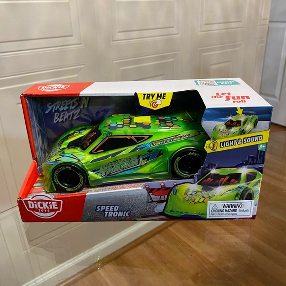 Dickie Toys - Racing Car with Lights and Sounds (Size 20 x 7 cm approximately) - Picture 5 of 8